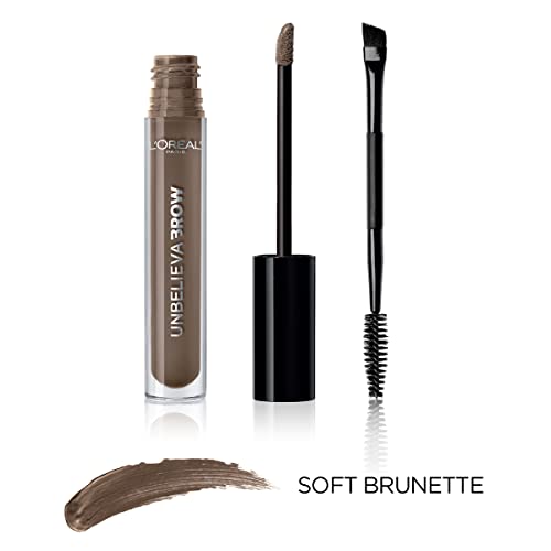 'Oreal Paris Unbelieva-Brow Longwear Waterproof Tinted Brow Gel, Smudge-resistant, Transfer- Proof, Quick Drying, Easy