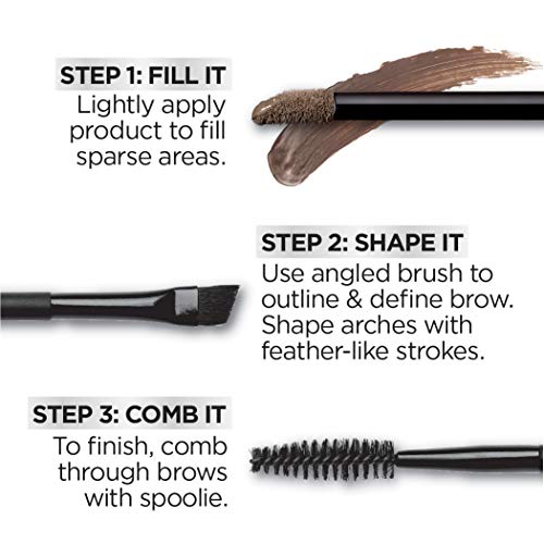 'Oreal Paris Unbelieva-Brow Longwear Waterproof Tinted Brow Gel, Smudge-resistant, Transfer- Proof, Quick Drying, Easy