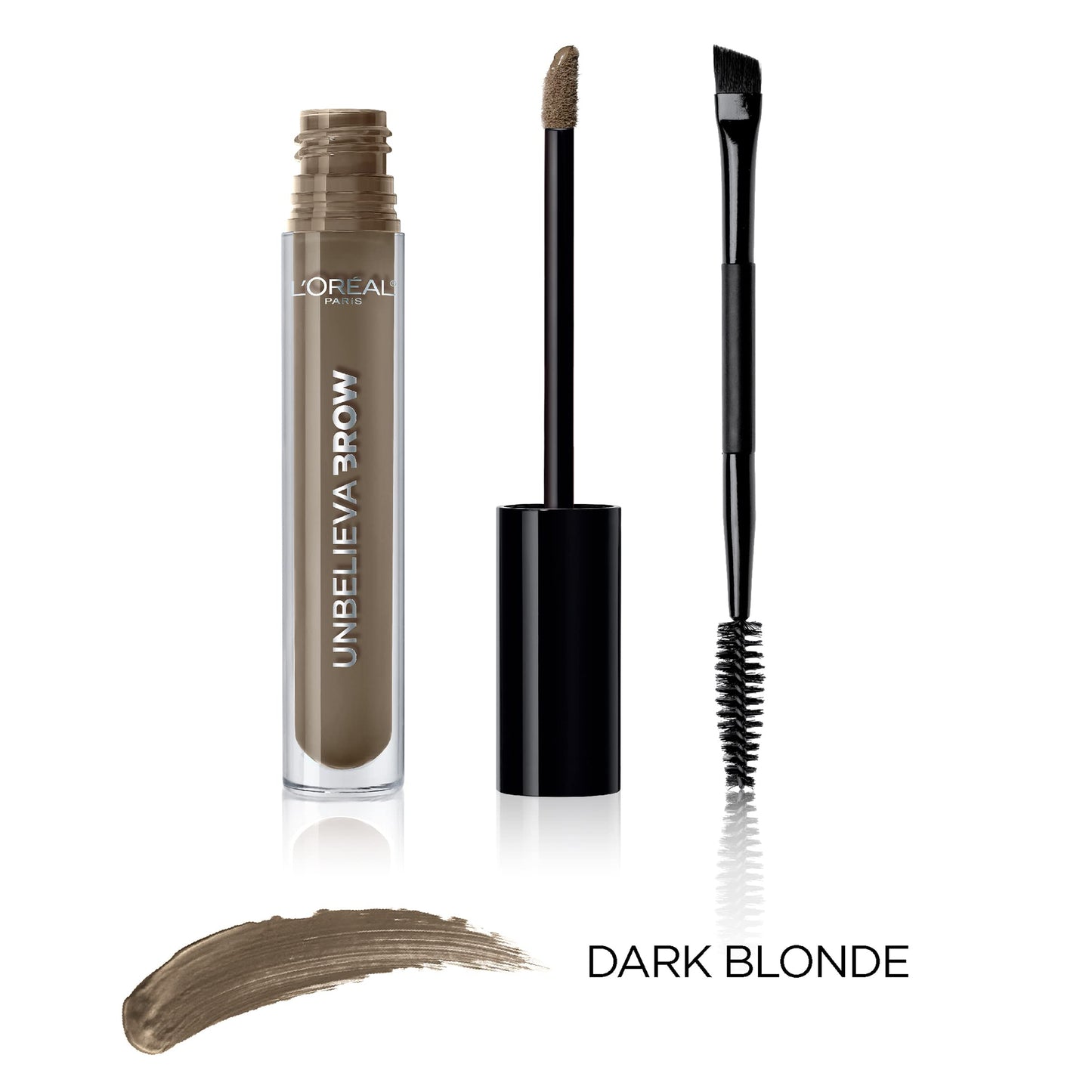 'Oreal Paris Unbelieva-Brow Longwear Waterproof Tinted Brow Gel, Smudge-resistant, Transfer- Proof, Quick Drying, Easy