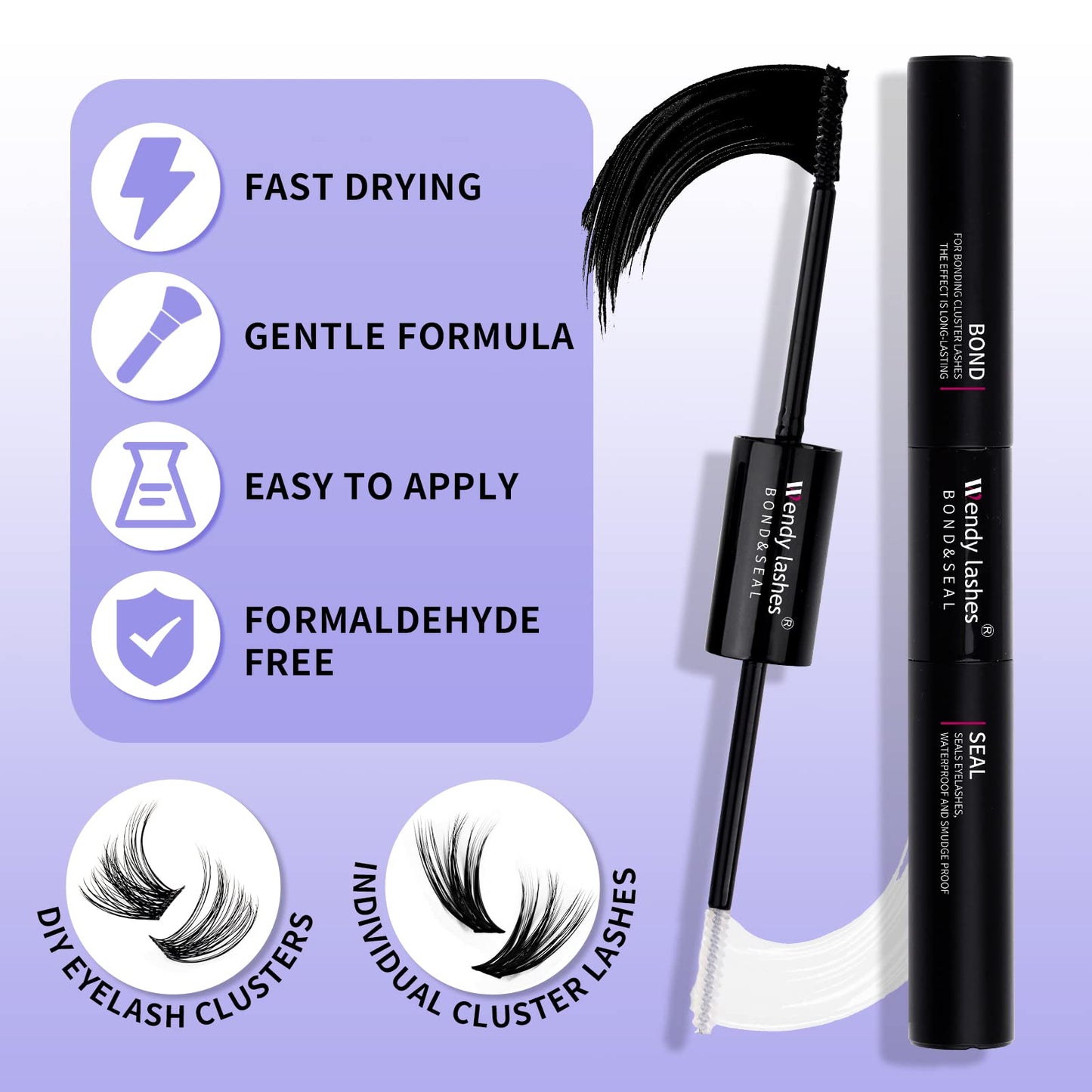 Individual Cluster Lashes 30D/40D Mixed Natural Eyelash Clusters