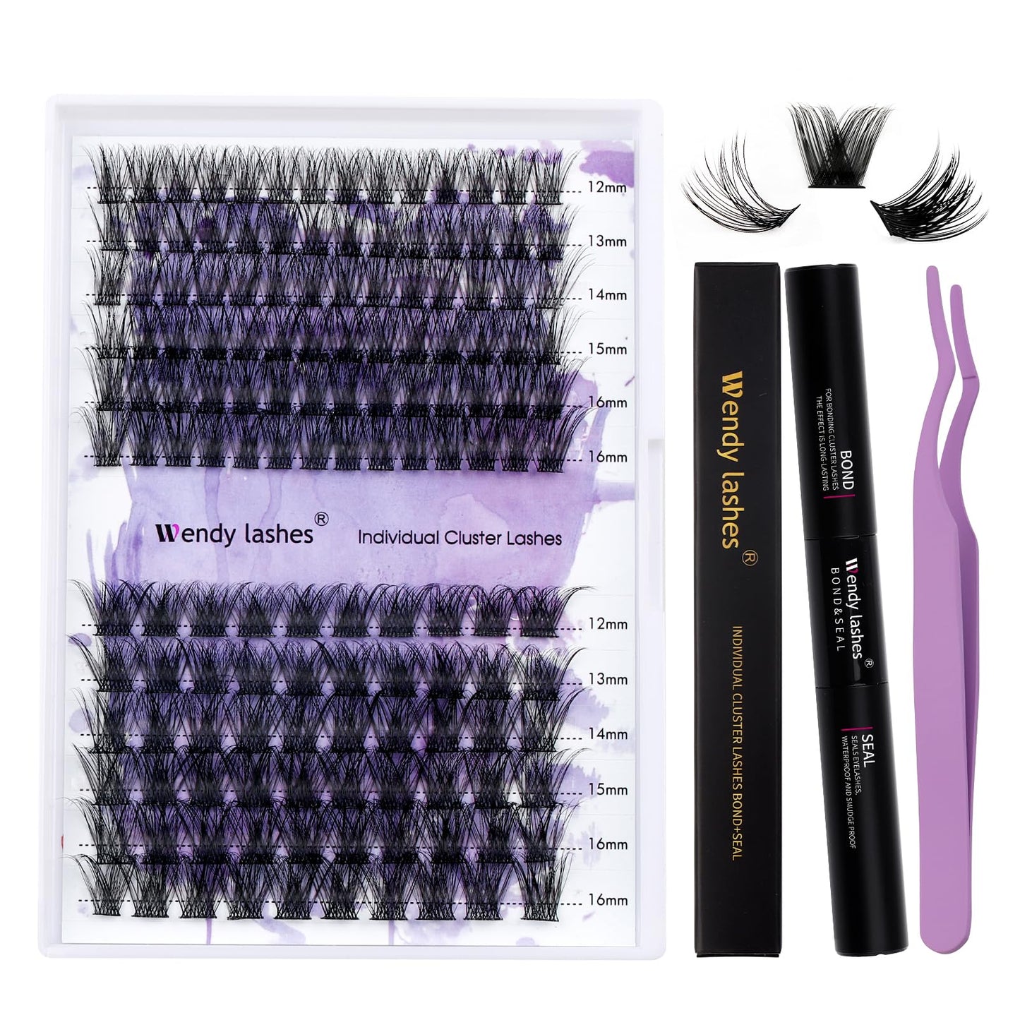 Individual Cluster Lashes 30D/40D Mixed Natural Eyelash Clusters