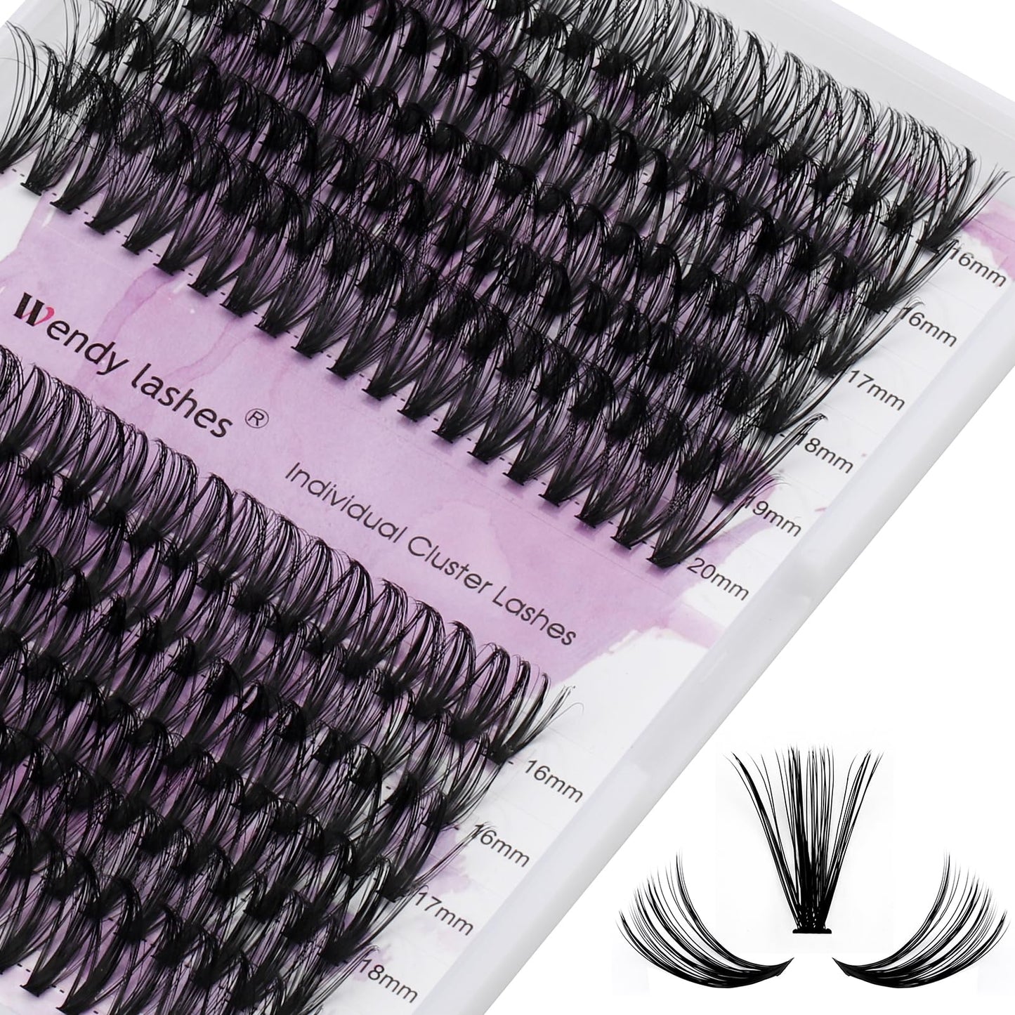 Individual Cluster Lashes 30D/40D Mixed Natural Eyelash Clusters