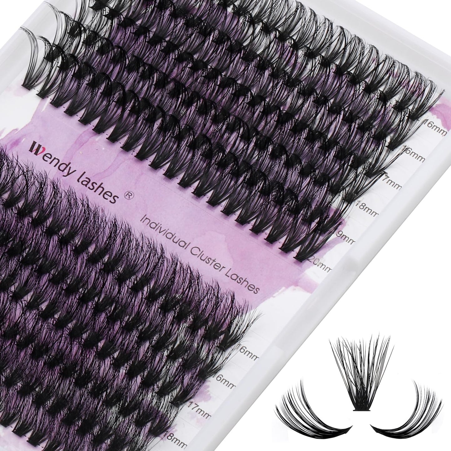Individual Cluster Lashes 30D/40D Mixed Natural Eyelash Clusters