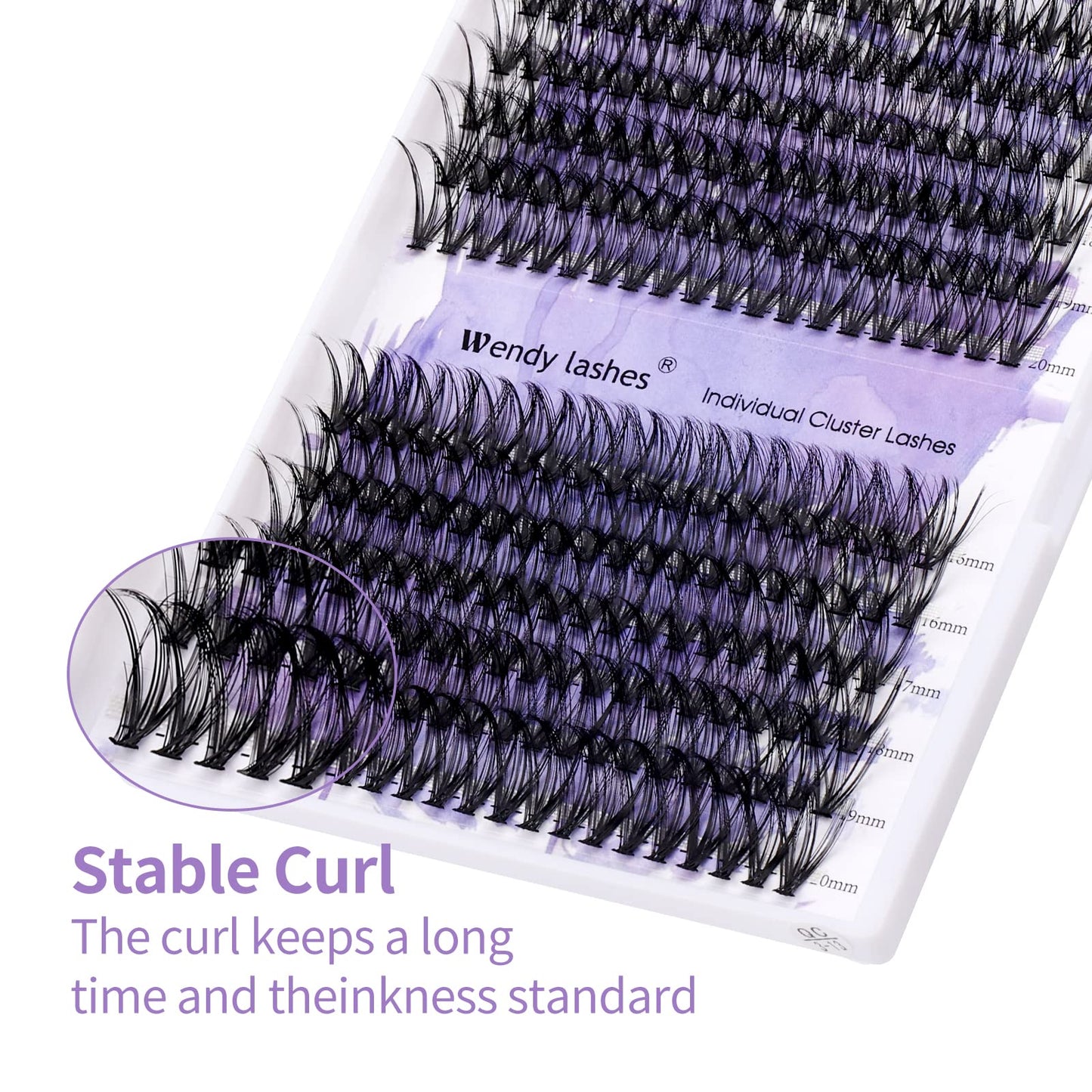 Individual Cluster Lashes 30D/40D Mixed Natural Eyelash Clusters