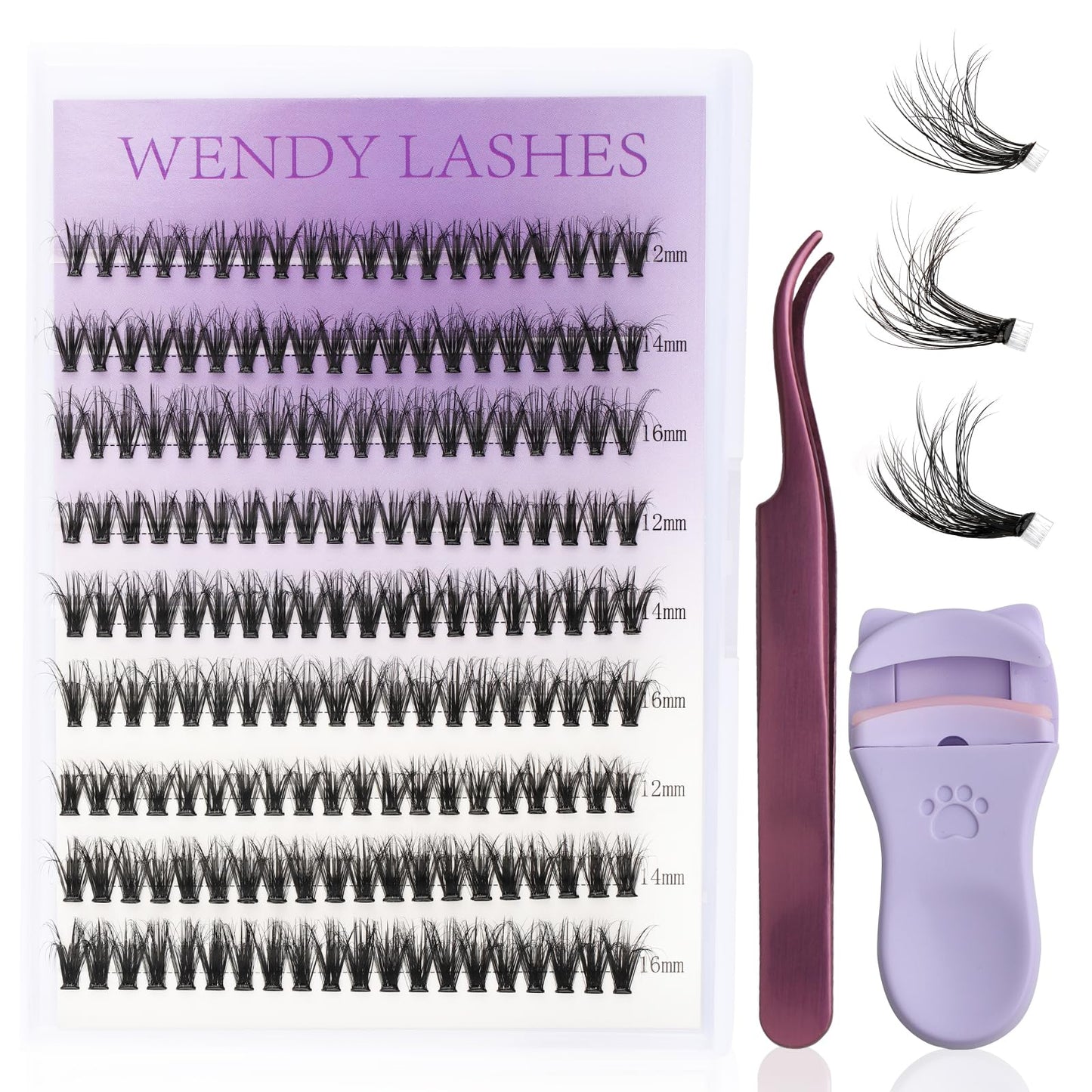 Individual Cluster Lashes 30D/40D Mixed Natural Eyelash Clusters