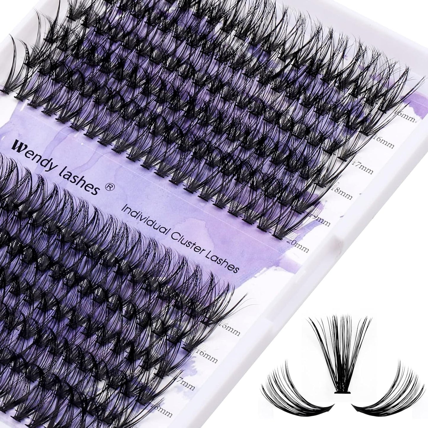 Individual Cluster Lashes 30D/40D Mixed Natural Eyelash Clusters