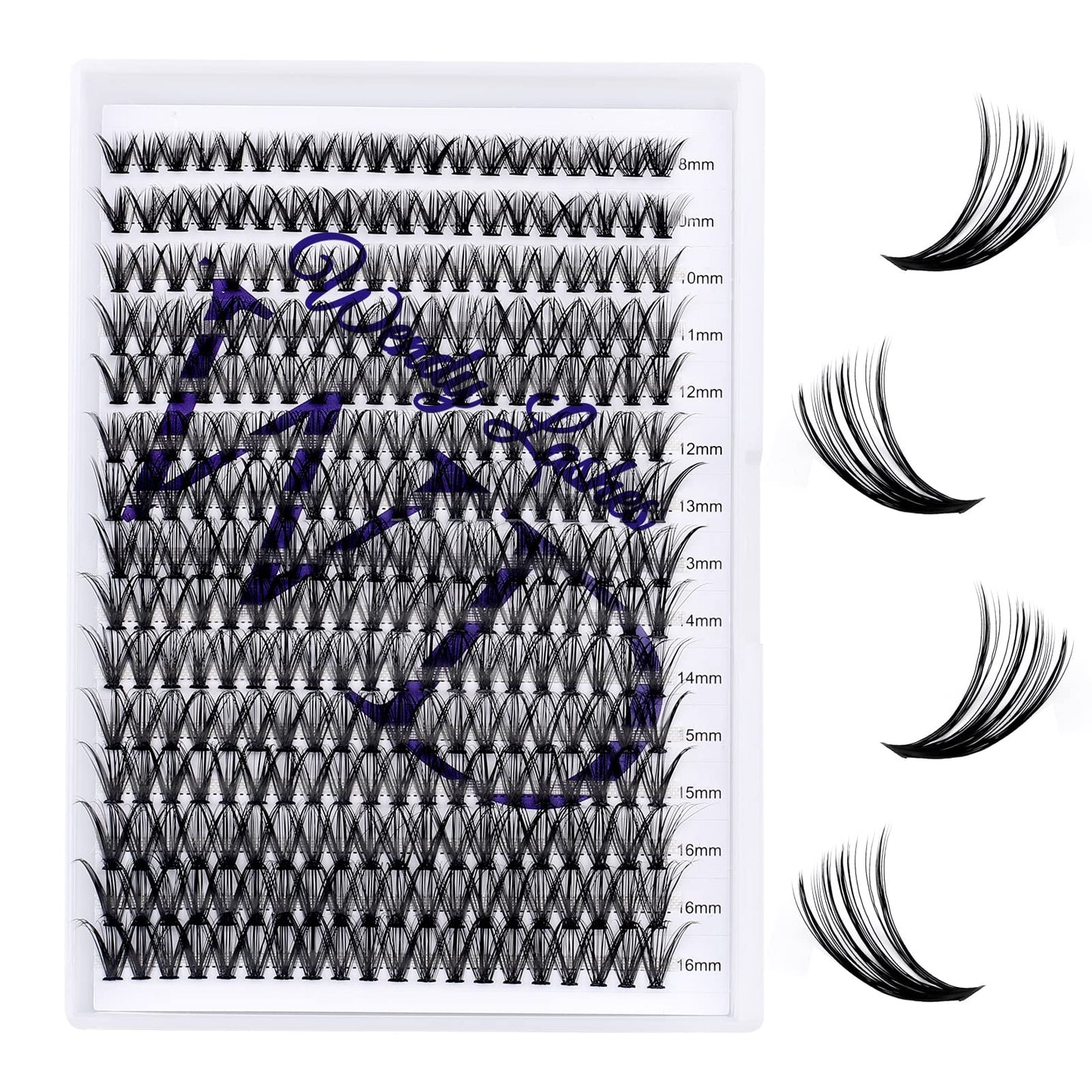 Individual Cluster Lashes 30D/40D Mixed Natural Eyelash Clusters