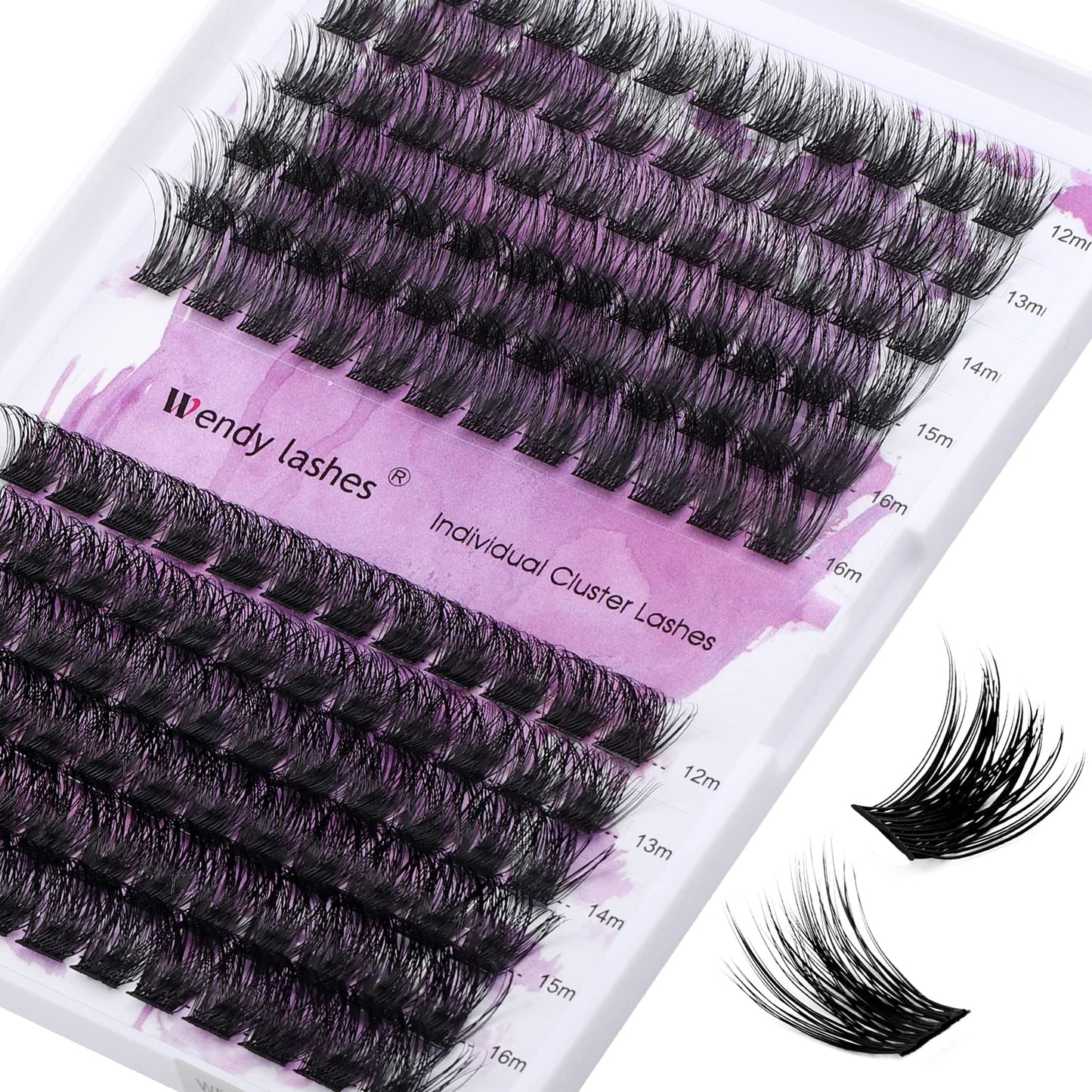 Individual Cluster Lashes 30D/40D Mixed Natural Eyelash Clusters