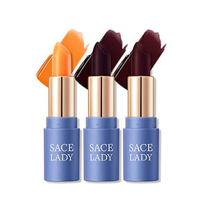 SACE LADY 3 Colors Moisturized Tinted Lip Balm Set, SACE LADY Long Lasting Color Changing Lipstick Kit