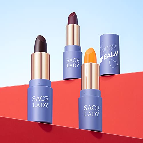 SACE LADY 3 Colors Moisturized Tinted Lip Balm Set, SACE LADY Long Lasting Color Changing Lipstick Kit