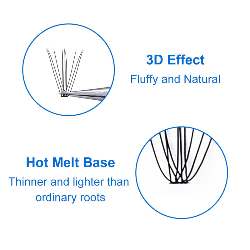 Natural Eyelash Clusters