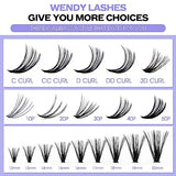 Natural Eyelash Clusters