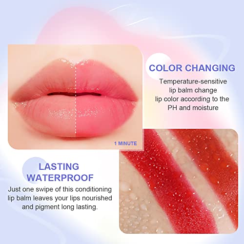 SACE LADY 3 Colors Moisturized Tinted Lip Balm Set, SACE LADY Long Lasting Color Changing Lipstick Kit