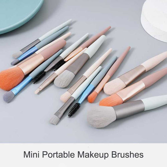 8pcs Mini Makeup Brushes Set, Makeup Brush Kit