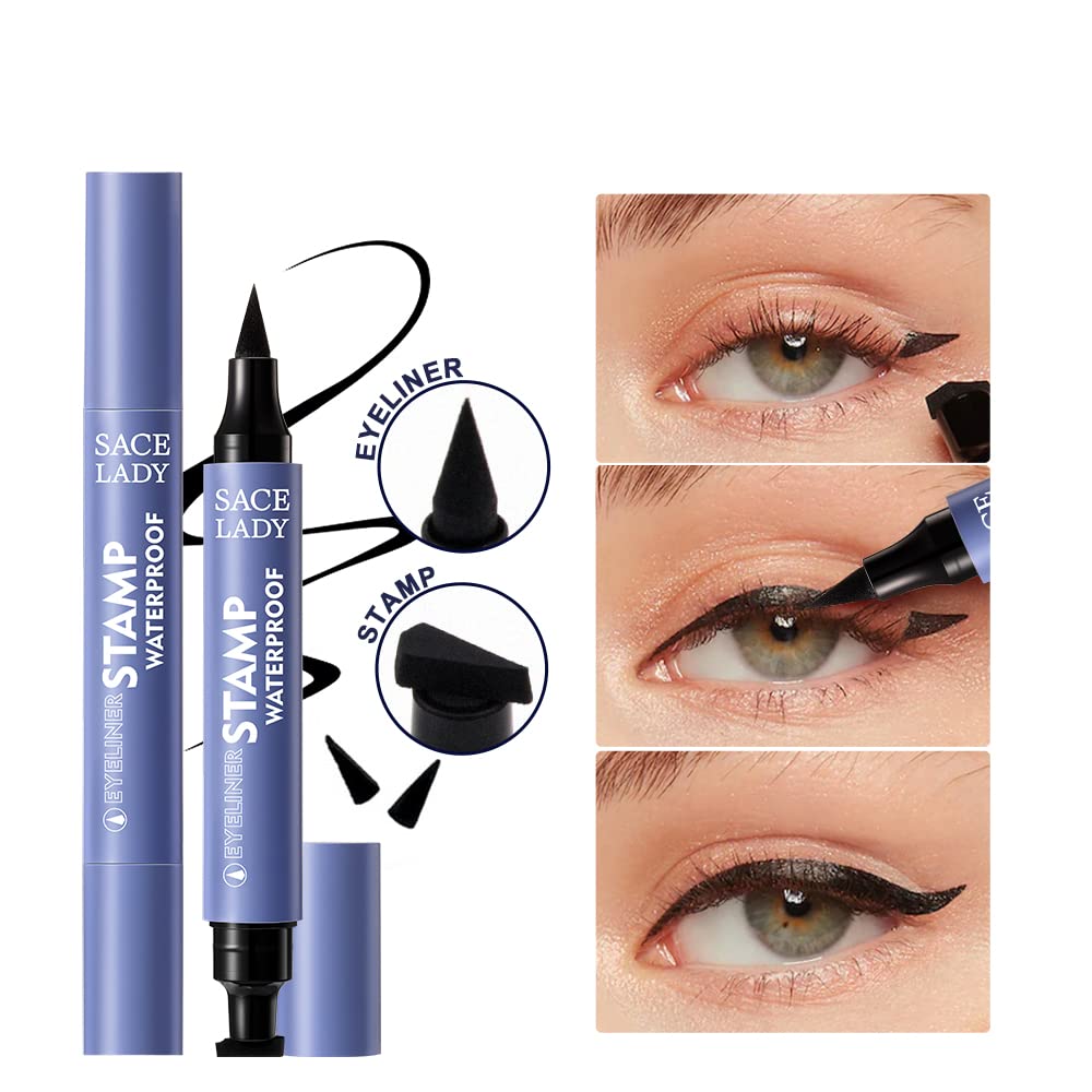 SACE LADY Eyeliner Stamp, Black Cat Eye Liner Make
