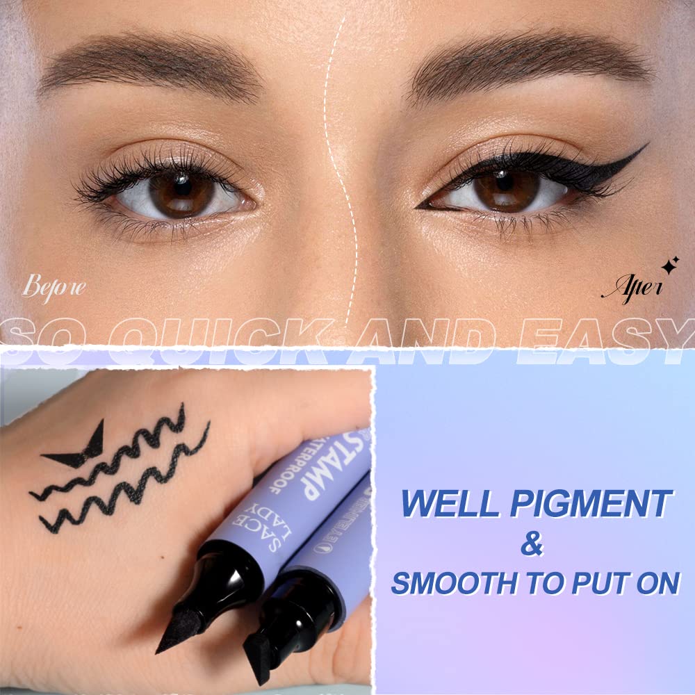 SACE LADY Eyeliner Stamp, Black Cat Eye Liner Make