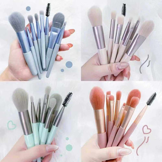 8pcs Mini Makeup Brushes Set, Makeup Brush Kit