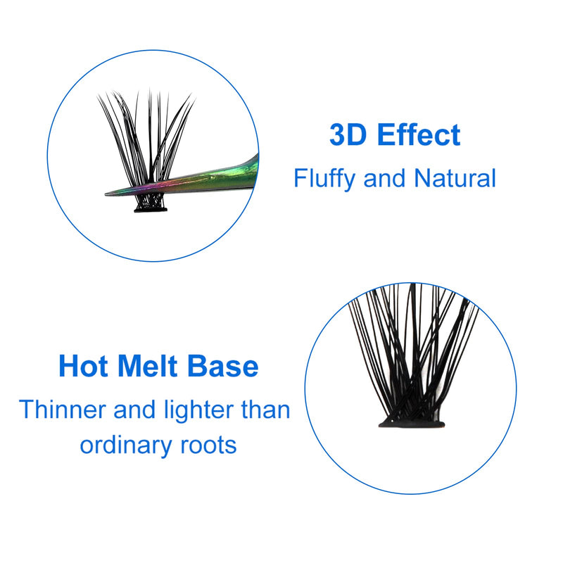 Natural Eyelash Clusters