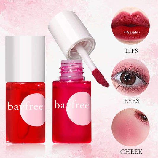 4 Colors Lip Tint Stain Set,Korean Lip Gloss Lip Tint Stain Mini Liquid Lipstick Multi-