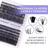 Natural Eyelash Clusters