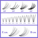 Natural Eyelash Clusters