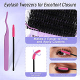 Natural Eyelash Clusters