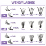 Natural Eyelash Clusters