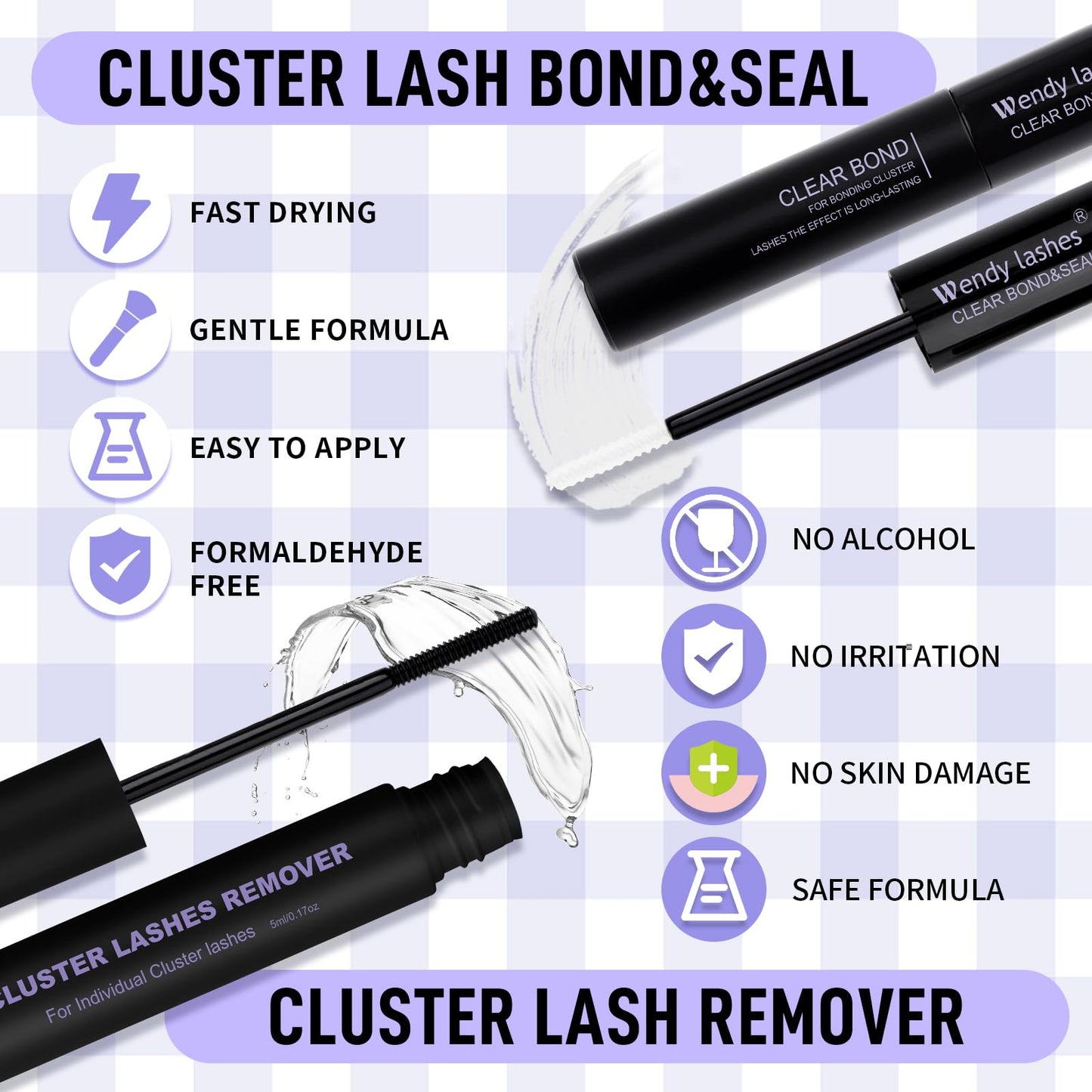 Individual Cluster Lashes 30D/40D Mixed Natural Eyelash Clusters