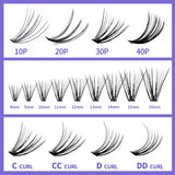 Natural Eyelash Clusters