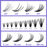 Natural Eyelash Clusters