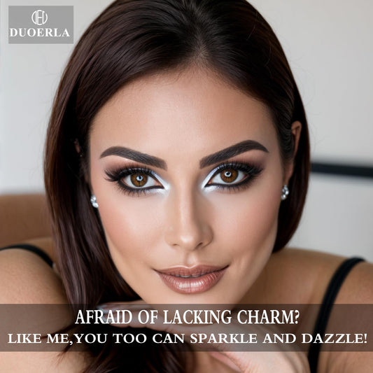 DUOERLA Magnetic Eyelashes Magnetic Lashes Natural