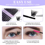 Natural Eyelash Clusters