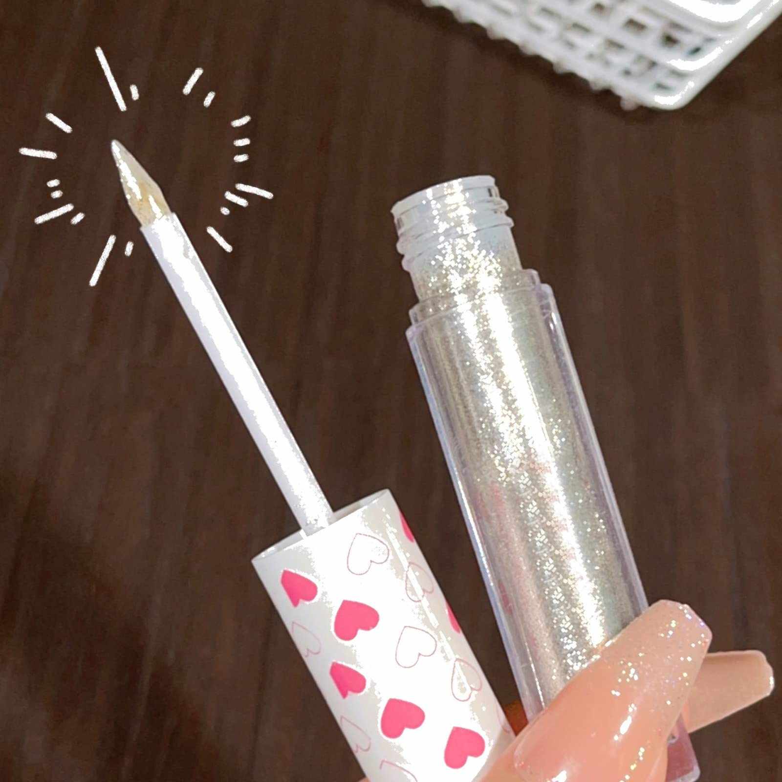 Cool Eye Stick Pearlescent Glitter Fine Lift Lying Silkworm Glitter Monochrome Eyeshadow Liquid Highlight 3ml