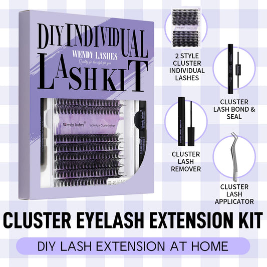 Individual Cluster Lashes 30D/40D Mixed Natural Eyelash Clusters