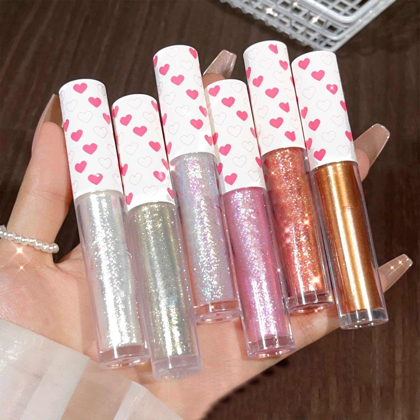 Cool Eye Stick Pearlescent Glitter Fine Lift Lying Silkworm Glitter Monochrome Eyeshadow Liquid Highlight 3ml
