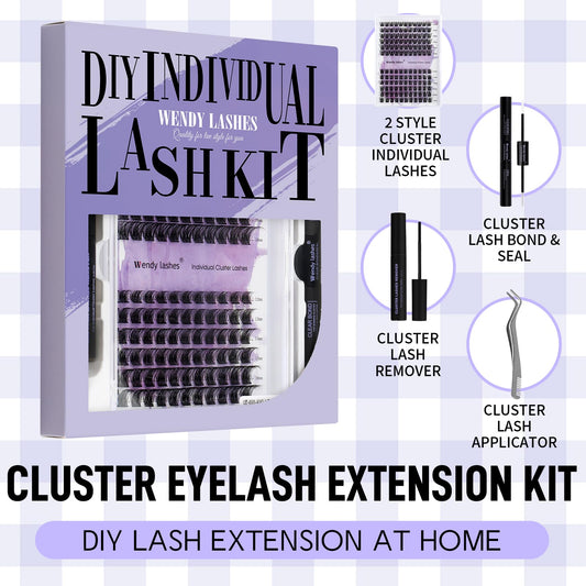 Individual Cluster Lashes 30D/40D Mixed Natural Eyelash Clusters