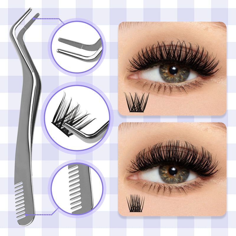 Natural Eyelash Clusters