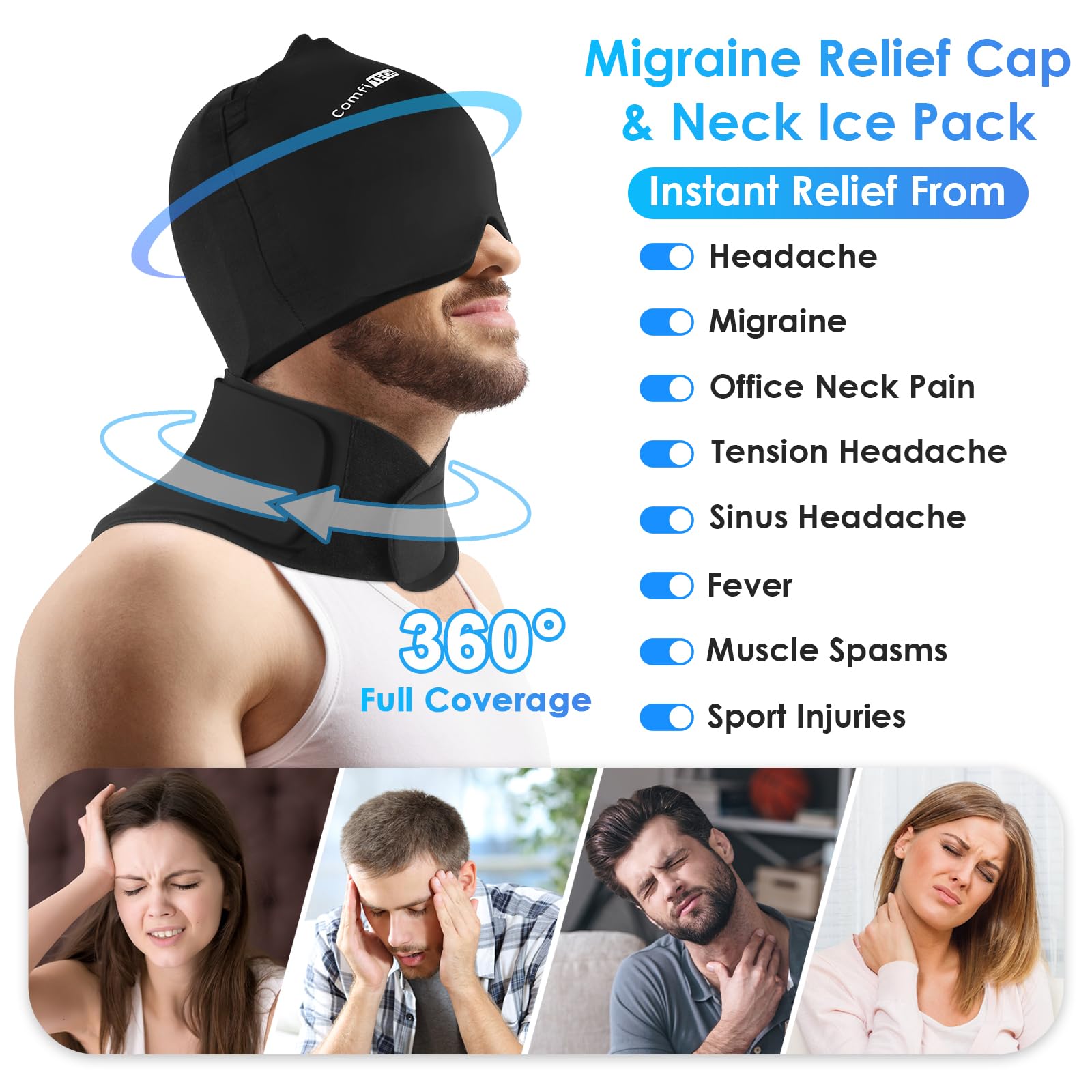 Neck & Cervical Pain - Sinus, Stress & Surgery Recovery Care Package