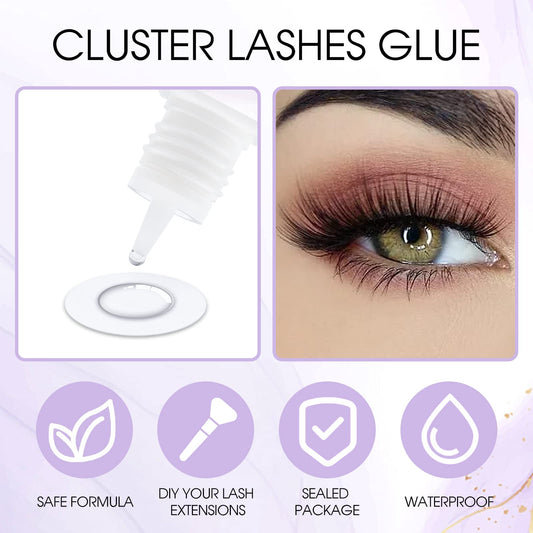 Individual Cluster Lashes 30D/40D Mixed Natural Eyelash Clusters