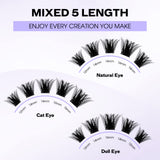 Natural Eyelash Clusters