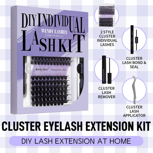 Individual Cluster Lashes 30D/40D Mixed Natural Eyelash Clusters