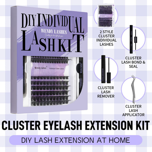 Individual Cluster Lashes 30D/40D Mixed Natural Eyelash Clusters