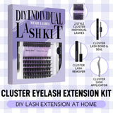 Natural Eyelash Clusters