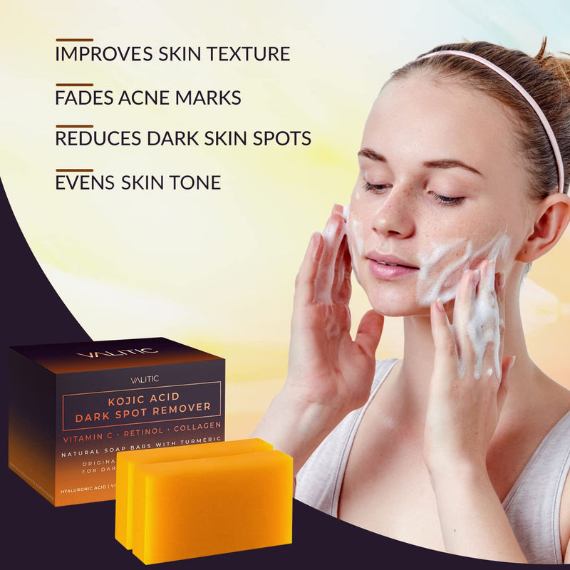 Kojic Acid Dark Spot Remover Soap Bars