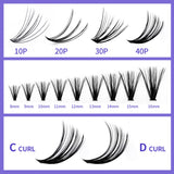 Natural Eyelash Clusters