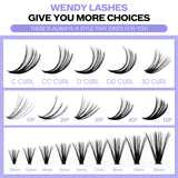 Natural Eyelash Clusters