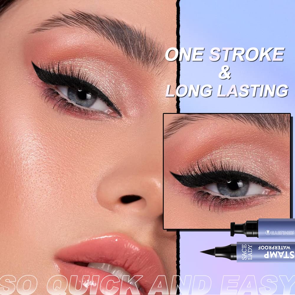 SACE LADY Eyeliner Stamp, Black Cat Eye Liner Make