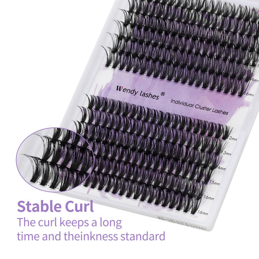 Individual Cluster Lashes 30D/40D Mixed Natural Eyelash Clusters