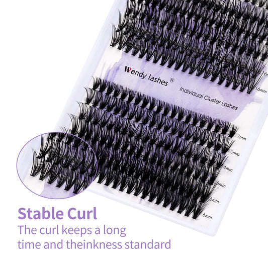 Individual Cluster Lashes 30D/40D Mixed Natural Eyelash Clusters