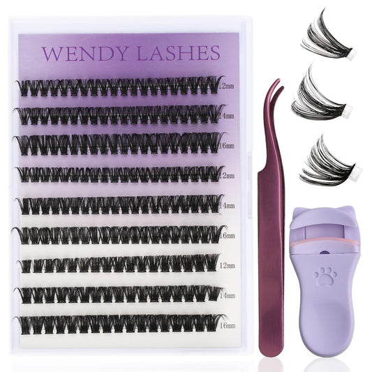 Individual Cluster Lashes 30D/40D Mixed Natural Eyelash Clusters